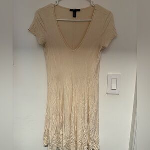 Forever 21 Cream Dress